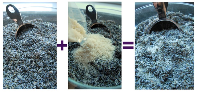 Cách làm chiếc gối gạo hoa lavender tặng mẹ ngày Phụ nữ Việt Nam