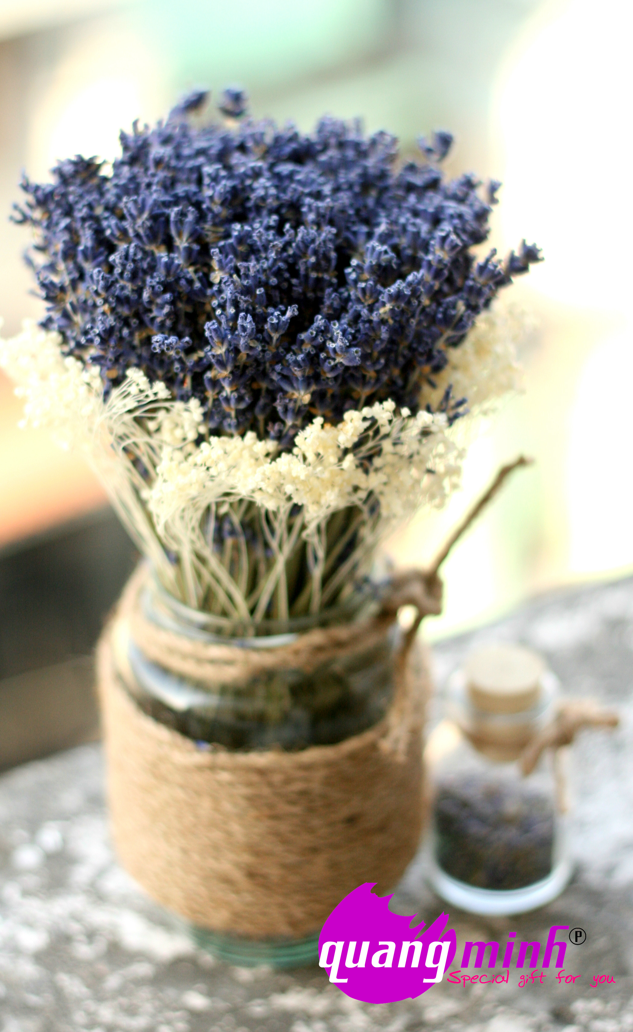 lọ hoa lavender khô