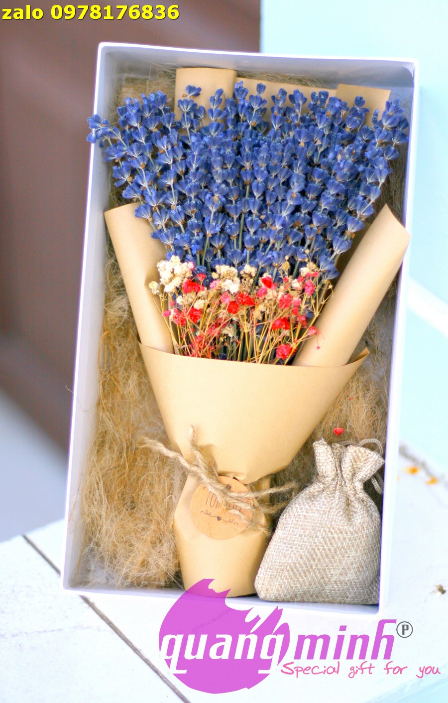 Bó hoa lavender khô hcm