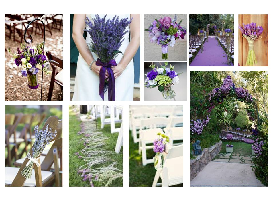 Độc đáo với hoa cưới từ hoa lavender khô