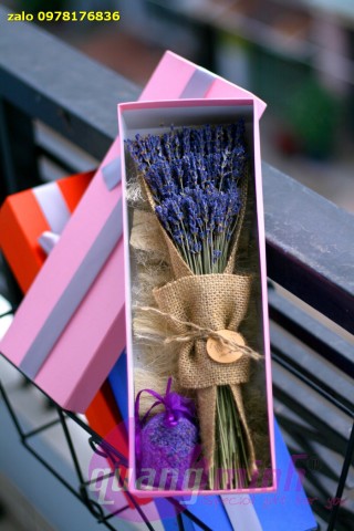 Hộp quà tặng hoa lavender khô MINI