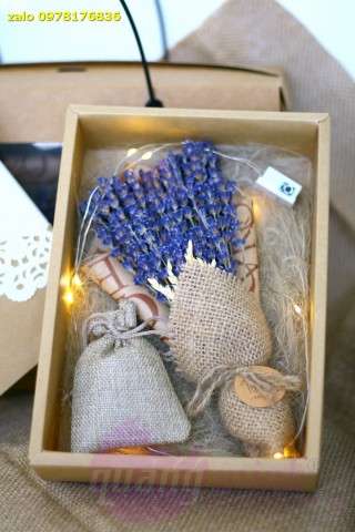 Set hộp hoa lavender khô MINI (VALENTINE 2022)